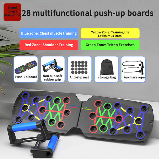 Tabla de Flexiones Multifuncional - Entrenamiento Completo Pecho y Abdomen