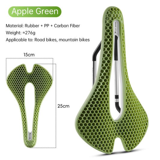 WEST BIKING TPE Honeycomb Breathable Bike Saddle – for racing, road, MTB