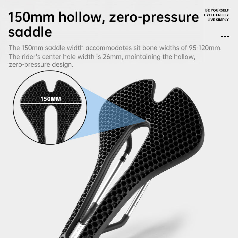 WEST BIKING TPE Honeycomb Breathable Bike Saddle – for racing, road, MTB