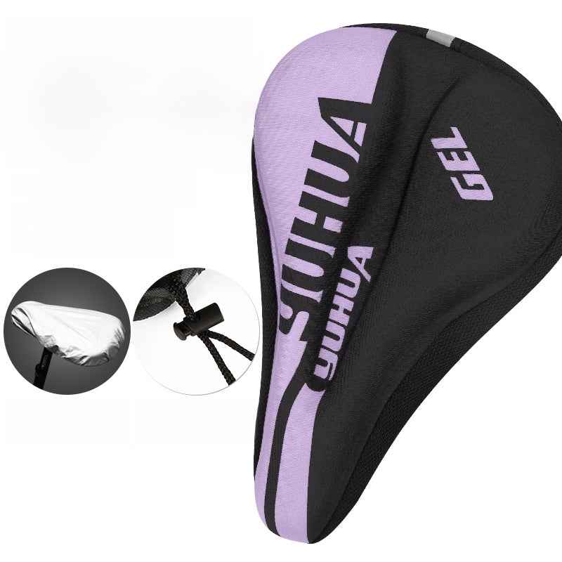 Bicycle Cushion Cover Soft Seat Cover Mountain Bike Silicone Seat Soft Seat Cushion Road Seat Accessories Complete Collection Cycling