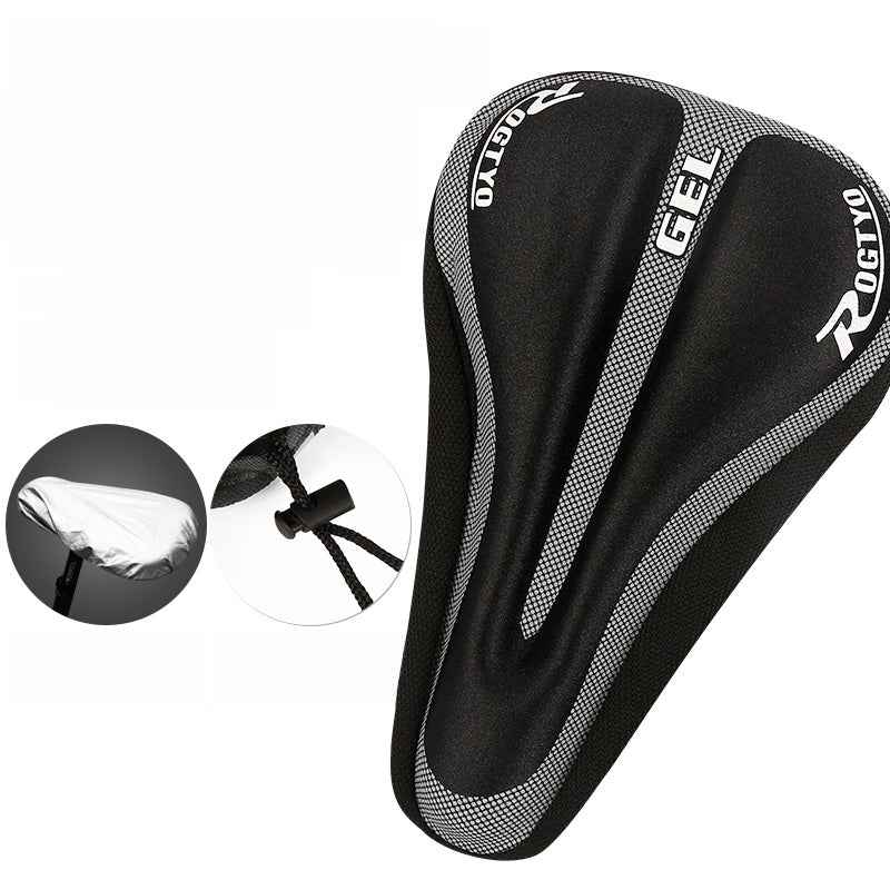 Bicycle Cushion Cover Soft Seat Cover Mountain Bike Silicone Seat Soft Seat Cushion Road Seat Accessories Complete Collection Cycling