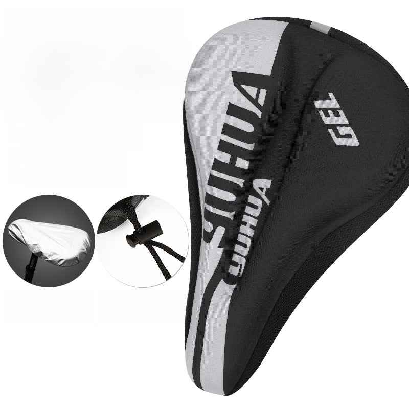 Bicycle Cushion Cover Soft Seat Cover Mountain Bike Silicone Seat Soft Seat Cushion Road Seat Accessories Complete Collection Cycling