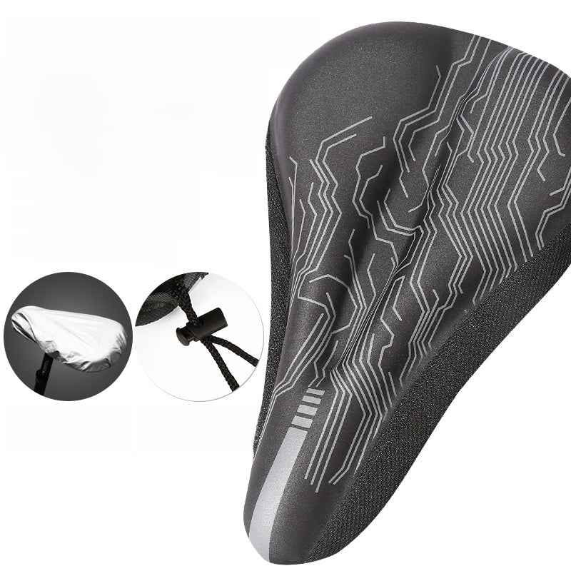 Bicycle Cushion Cover Soft Seat Cover Mountain Bike Silicone Seat Soft Seat Cushion Road Seat Accessories Complete Collection Cycling