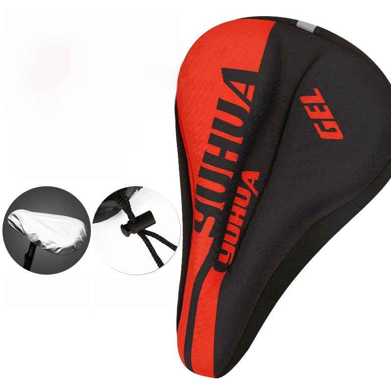 Bicycle Cushion Cover Soft Seat Cover Mountain Bike Silicone Seat Soft Seat Cushion Road Seat Accessories Complete Collection Cycling